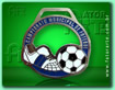 Medalha Campeonato de Futebol, fundida, formato exclusivo