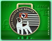 Medalha Copa Paulista de Agility, fundida, formato exclusivo